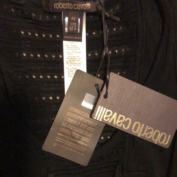 ROBERTO CAVALLI • Runway • Open-Back Fringe  Dress - Picture 13 of 15